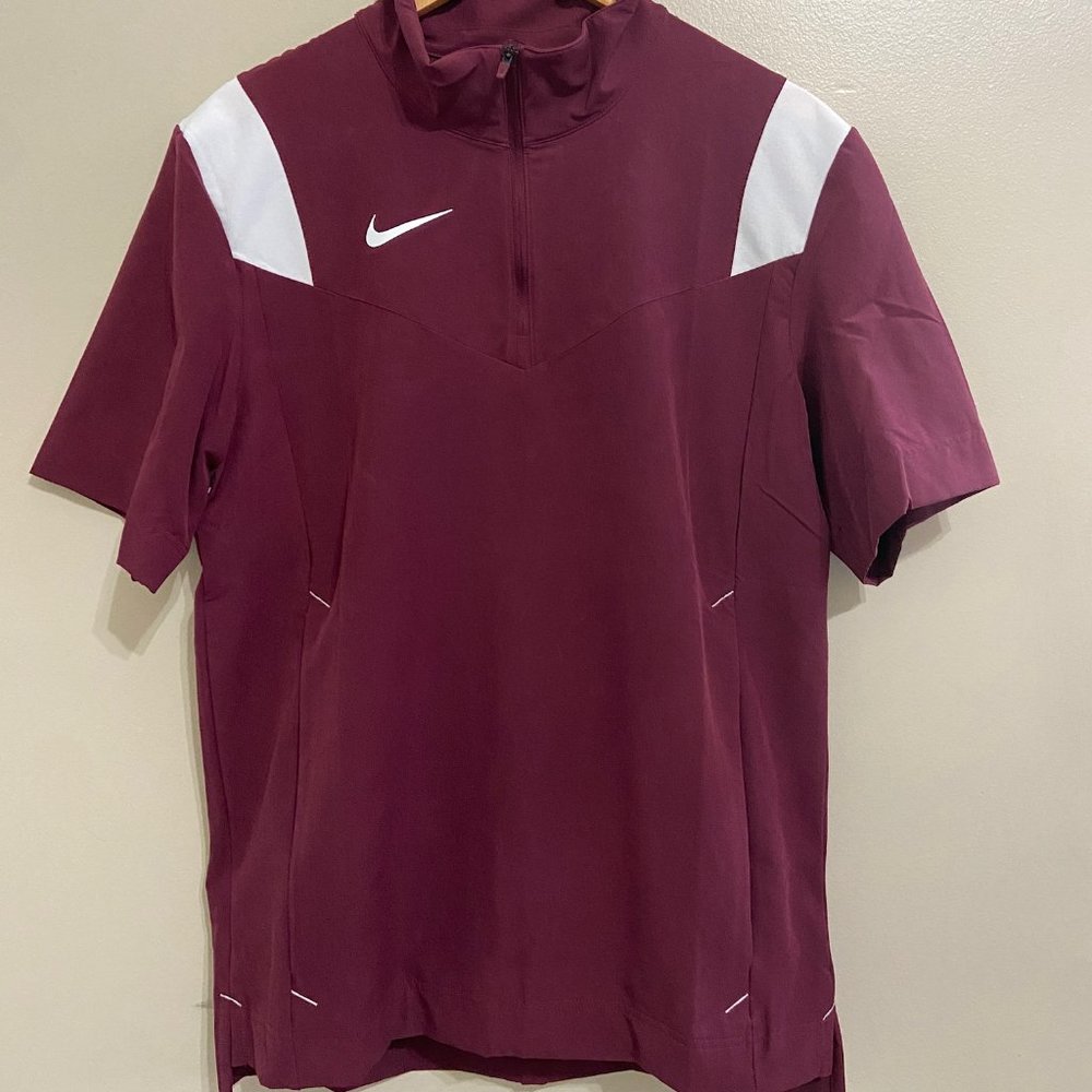 Nike Football Coach Performance Sideline Jacket Maroon DJ5113-669 Men M